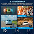 Cámara para Auto 4K de 3 Canales con GPS y WiFi 5GHz