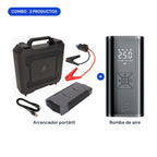 Combo: arrancador portátil + bomba de aire