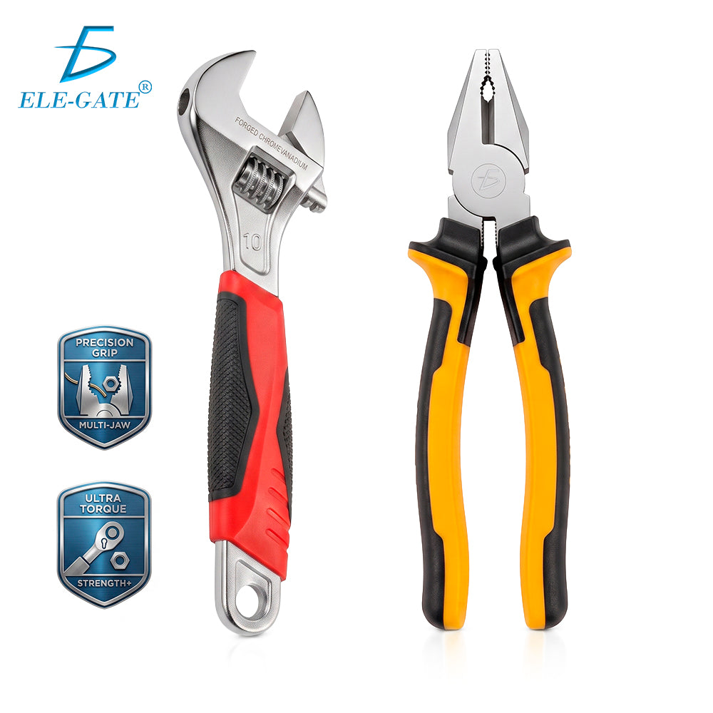 Kit de llave ajustable y pinza universal