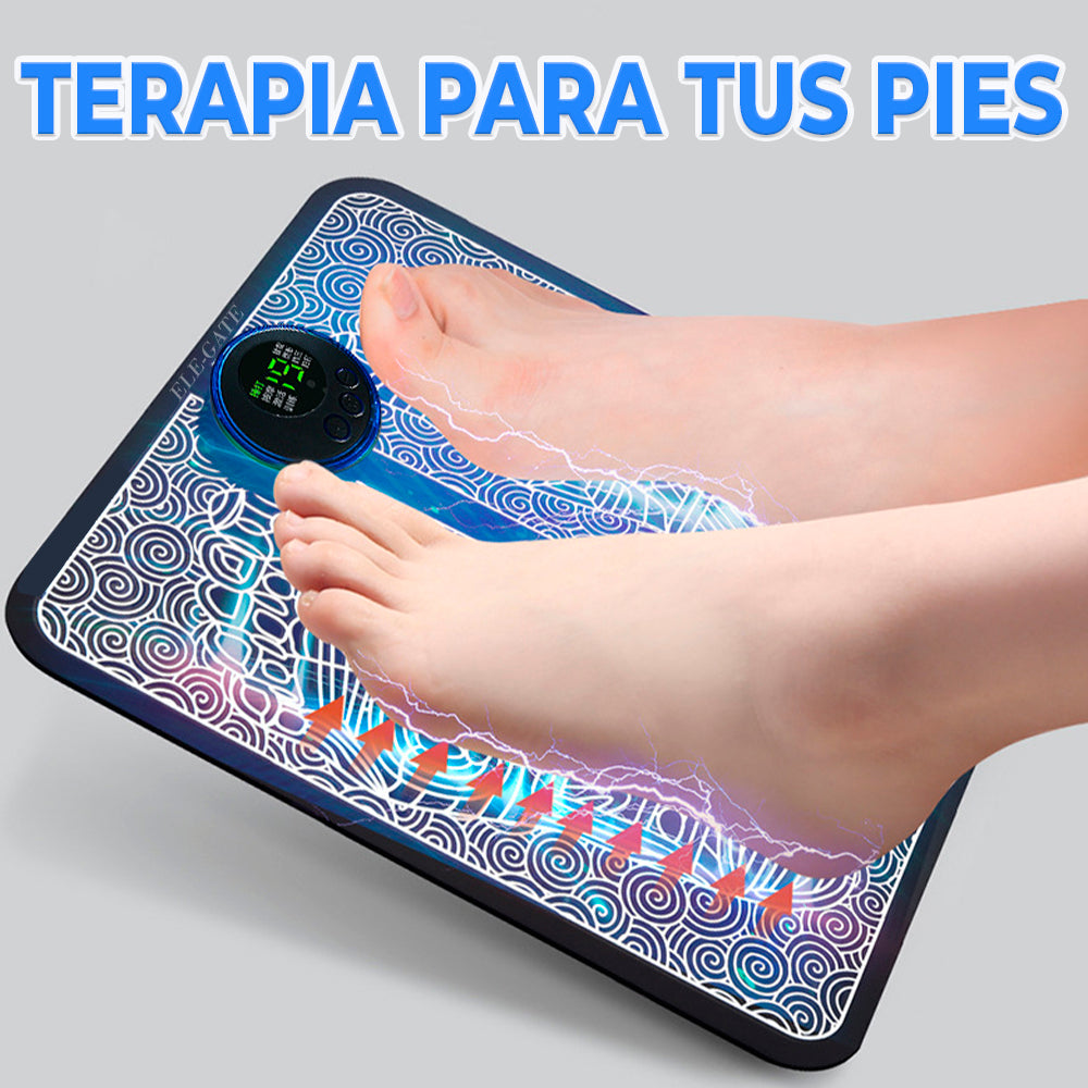 Masajeador de pies EMS recargable por USB con 6 modos