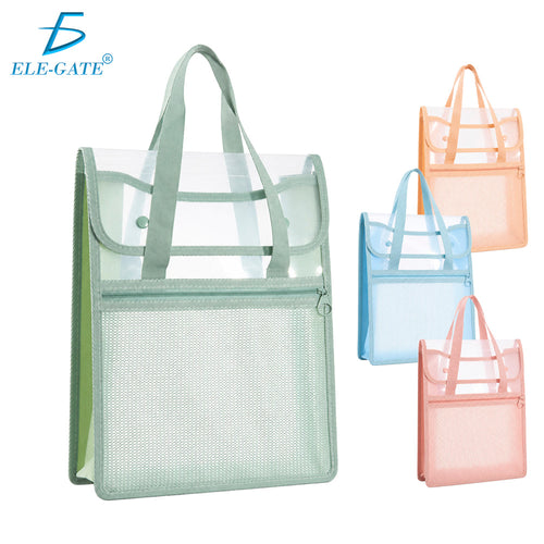 Bolsa organizadora transparente con asas