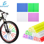 Clips reflectantes en rayos de bicicleta