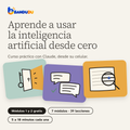 Aprende a usar la inteligencia artificial desde cero · curso BANDUDU
